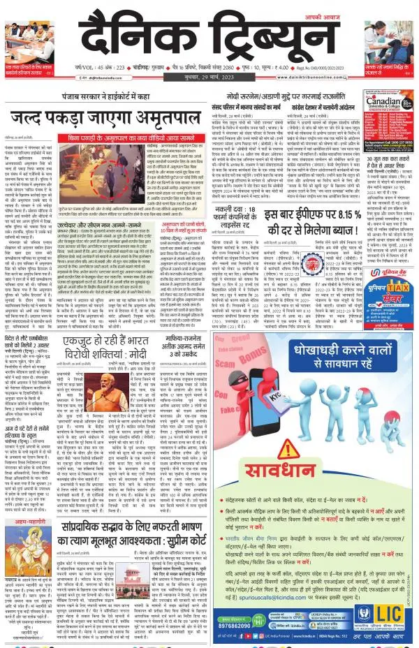 Dainik Tribune (Chandigarh)